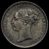 1885 Queen Victoria Young Head Silver Threepence Obverse