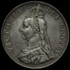 1888 Queen Victoria Jubilee Head Silver Double Florin Obverse