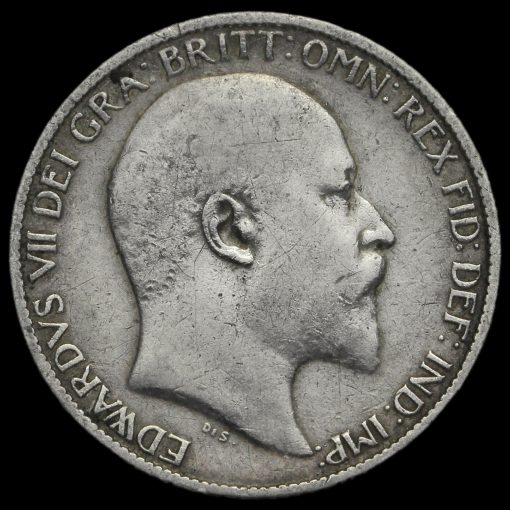 1903 Edward VII Silver Sixpence Obverse