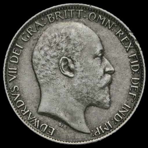 1904 Edward VII Silver Sixpence Obverse