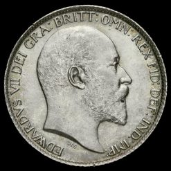 1907 Edward VII Silver Sixpence Obverse