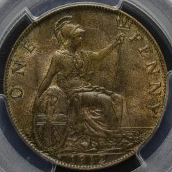 1912 H George V Penny Reverse