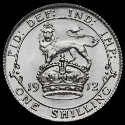 1912 George V silver Shilling Reverse
