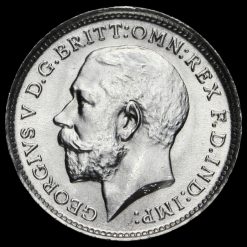 1912 George V Silver Threepence Obverse
