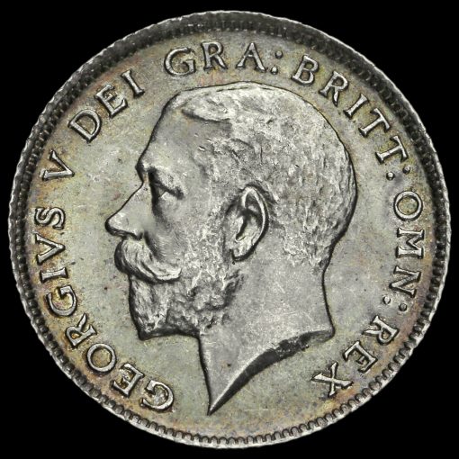 1914 George V Silver Sixpence Obverse