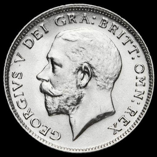 1919 George V Silver Sixpence Obverse