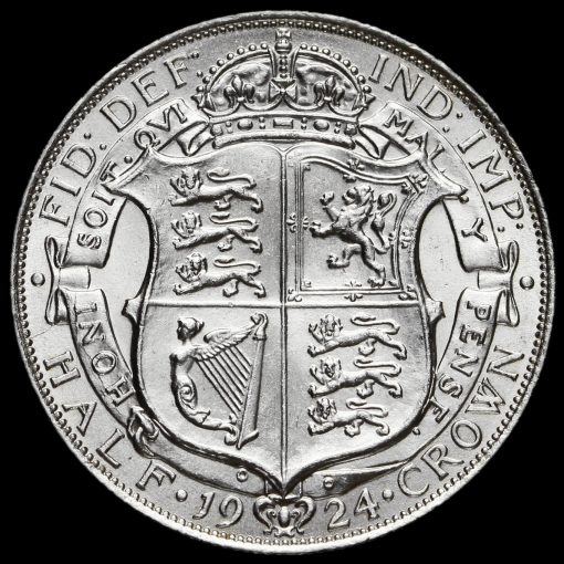1924 George V Silver Half Crown Reverse