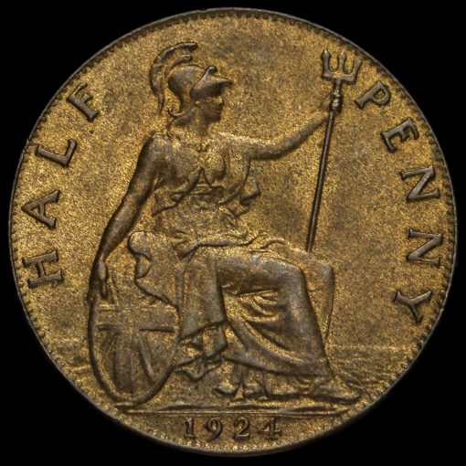 1924 George V Halfpenny Reverse