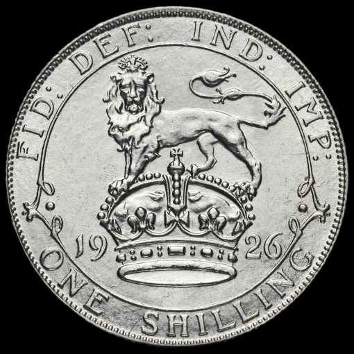 1926 George V Silver Shilling Reverse
