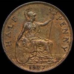 1927 George V Halfpenny Reverse