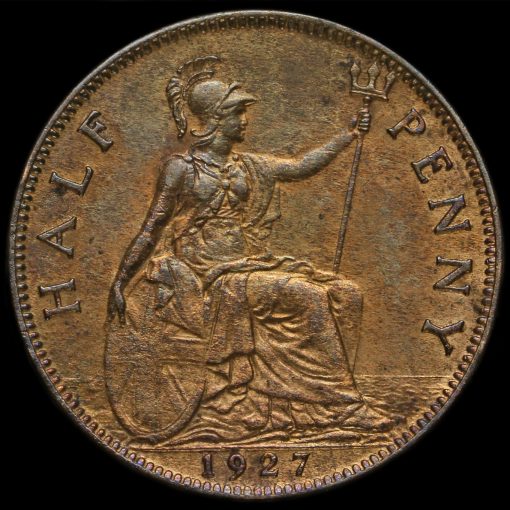 1927 George V Halfpenny Reverse