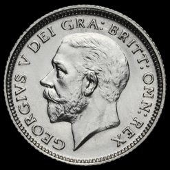 1927 George V Silver Sixpence Obverse