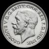 1928 George V Silver Sixpence Obverse