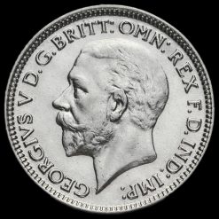 1928 George V Silver Sixpence Obverse