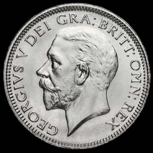 1928 George V Silver Shilling Obverse