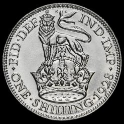 1928 George V Silver Shilling Reverse