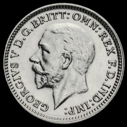 1930 George V Silver Threepence Obverse