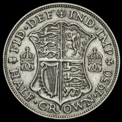 1930 George V Silver Half Crown Reverse