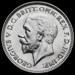 1934 George V Silver Sixpence Obverse