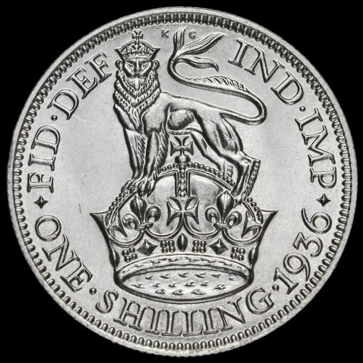 1936 George V Silver Shilling Reverse
