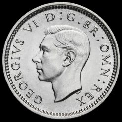 1938 George VI Silver Threepence Obverse