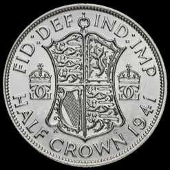 1941 George VI Silver Half Crown Reverse