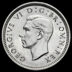 1943 George VI Silver Threepence Obverse