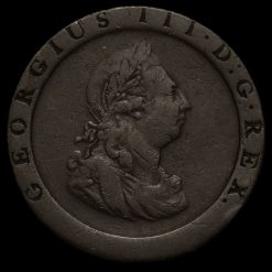 1797 George III Cartwheel Penny Obverse