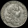 1723 George I Early Milled Silver SSC Shilling Obverse