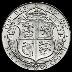 1909 Edward VII Silver Half Crown Reverse