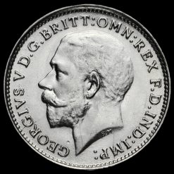 1914 George V Silver Threepence Obverse