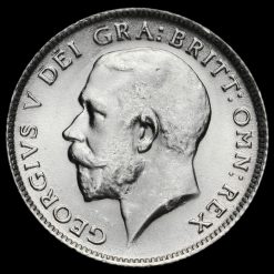 1919 George V Silver Sixpence Obverse