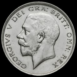 1922 George V Silver Half Crown Obverse