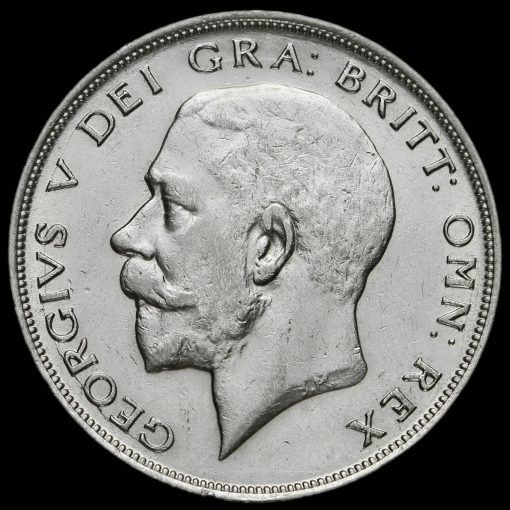 1922 George V Silver Half Crown Obverse