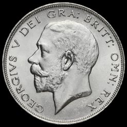 1924 George V Silver Half Crown Obverse