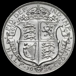 1924 George V Silver Half Crown Reverse