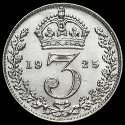 1925 George V Silver Threepence Reverse