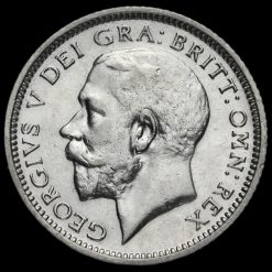 1925 George V Silver Sixpence Obverse
