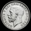1927 George V Silver Sixpence Obverse