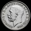 1929 George V Silver Sixpence Obverse
