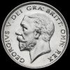 1929 George V Silver Half Crown Obverse