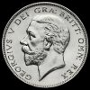 1929 George V Silver Half Crown Obverse