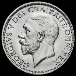 1929 George V Silver Shilling Obverse