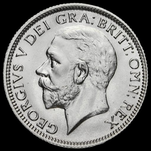 1929 George V Silver Shilling Obverse