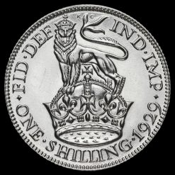 1929 George V Silver Shilling Reverse