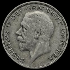 1930 George V Silver Half Crown Obverse