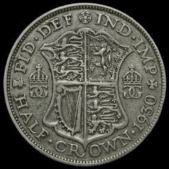 1930 George V Silver Half Crown Reverse