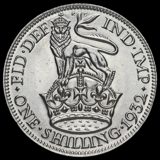 1932 George V Silver Shilling Reverse