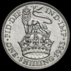 1933 George V Silver Shilling Reverse
