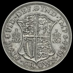 1934 George V Silver Half Crown Reverse